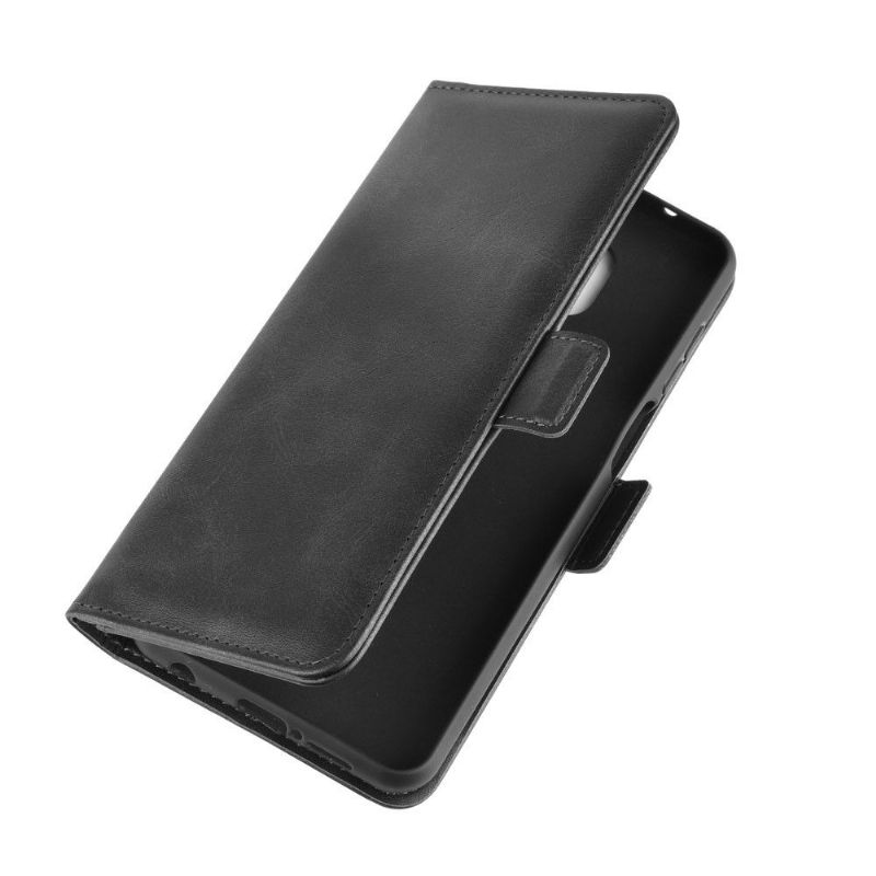 Flip Cover Xiaomi Redmi Note 9S / Redmi Note 9 Pro Cover I Mat Imiteret Læder