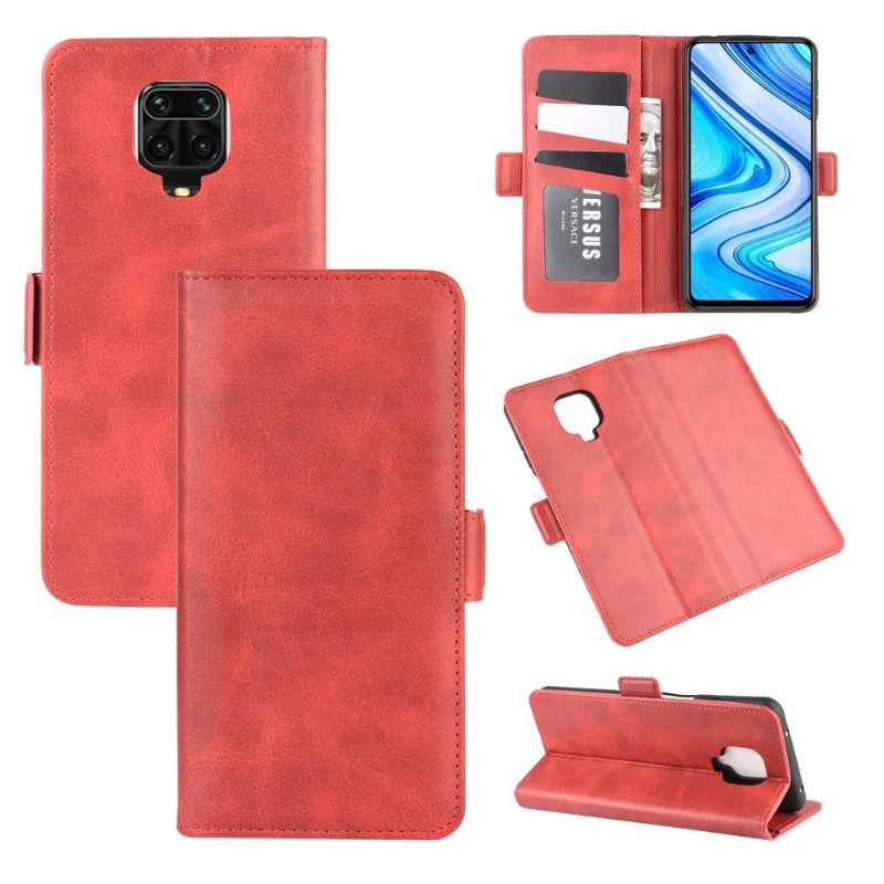 Flip Cover Xiaomi Redmi Note 9S / Redmi Note 9 Pro Cover I Mat Imiteret Læder