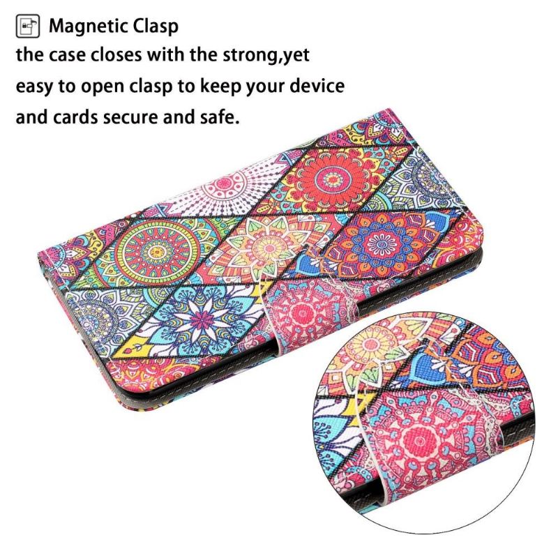 Flip Cover Xiaomi Redmi Note 9S / Redmi Note 9 Pro Kalejdoskop Mandala