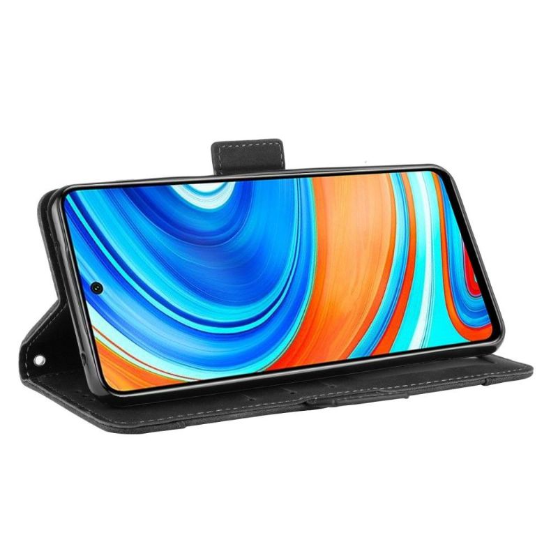 Flip Cover Xiaomi Redmi Note 9S / Redmi Note 9 Pro Lædereffekt Med Kortholder