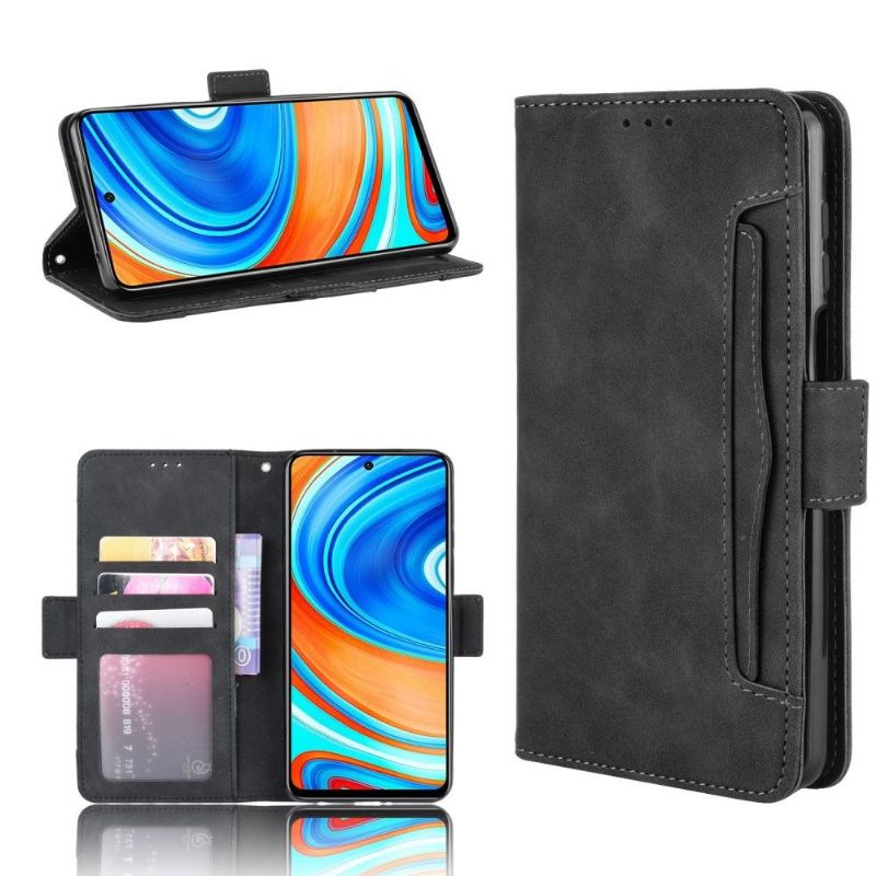 Flip Cover Xiaomi Redmi Note 9S / Redmi Note 9 Pro Lædereffekt Med Kortholder