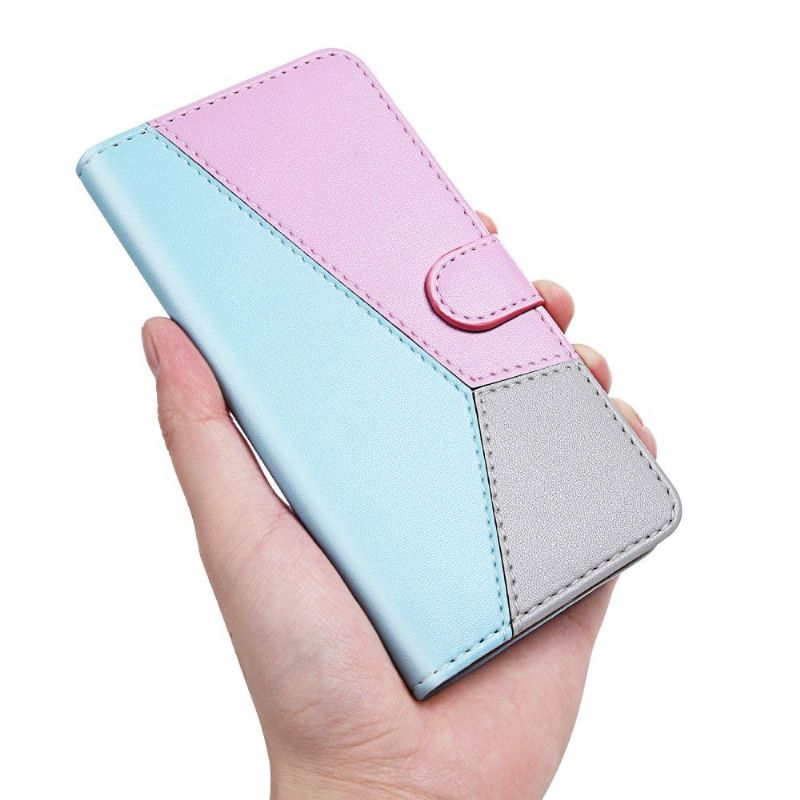 Flip Cover Xiaomi Redmi Note 9S / Redmi Note 9 Pro Trefarvede Sømme