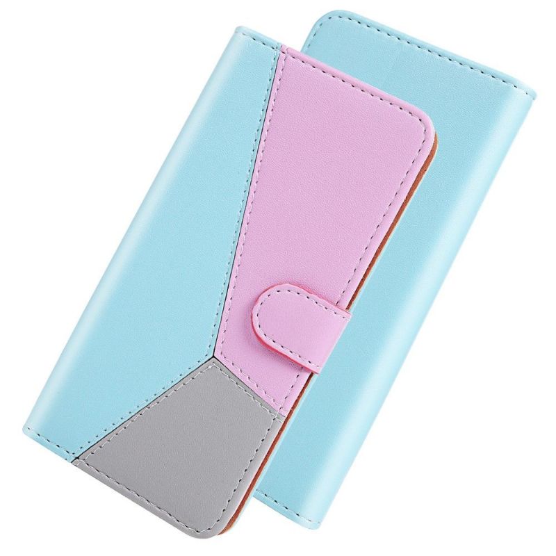 Flip Cover Xiaomi Redmi Note 9S / Redmi Note 9 Pro Trefarvede Sømme