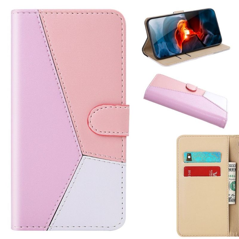 Flip Cover Xiaomi Redmi Note 9S / Redmi Note 9 Pro Trefarvede Sømme