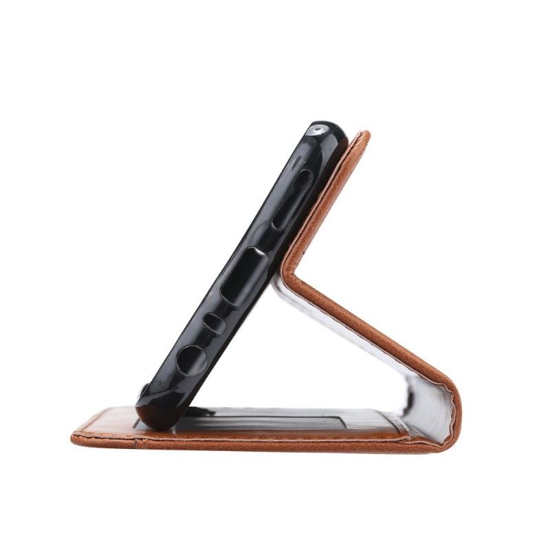 Læder Cover Xiaomi Redmi Note 9S / Redmi Note 9 Pro Kortholder Stand Case