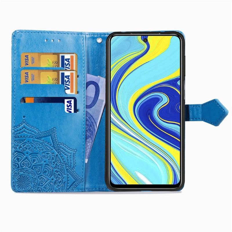 Læder Cover Xiaomi Redmi Note 9S / Redmi Note 9 Pro Original Mandala Kortholder