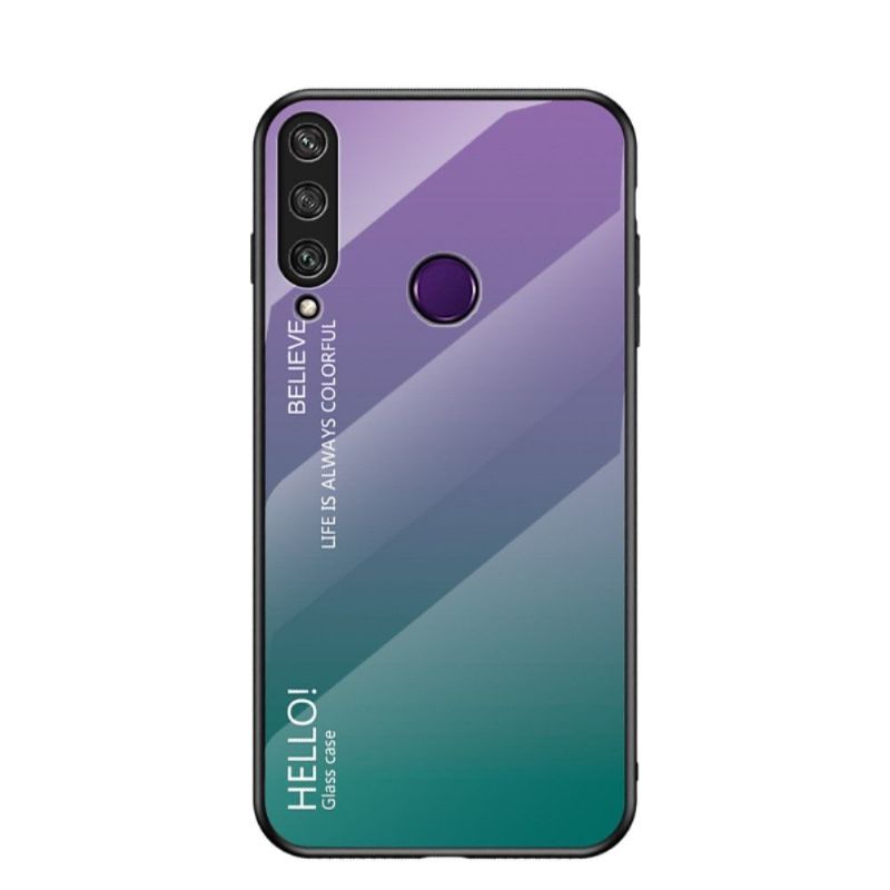 Cover Huawei Y6p Farvegradient Glasbagside