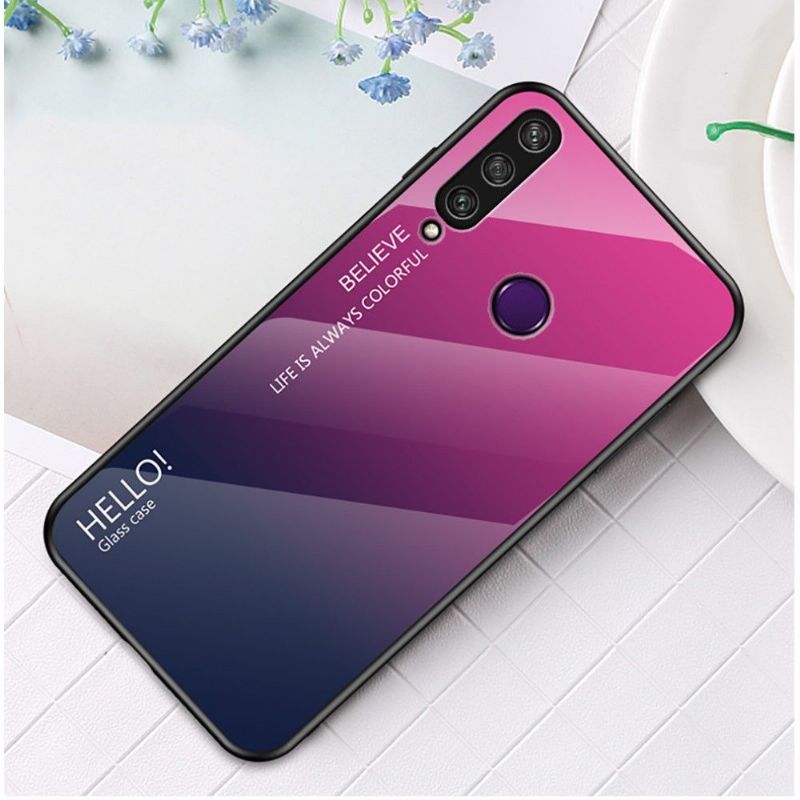 Cover Huawei Y6p Farvegradient Glasbagside