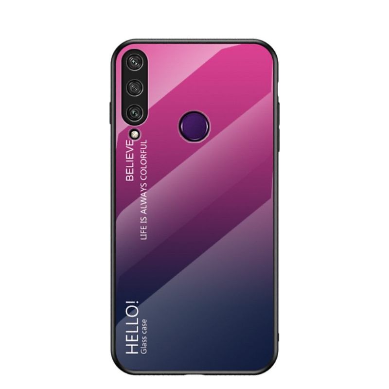 Cover Huawei Y6p Farvegradient Glasbagside