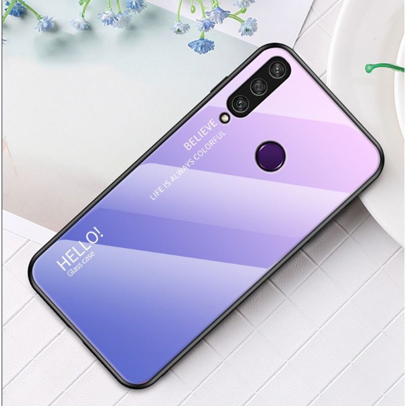 Cover Huawei Y6p Farvegradient Glasbagside