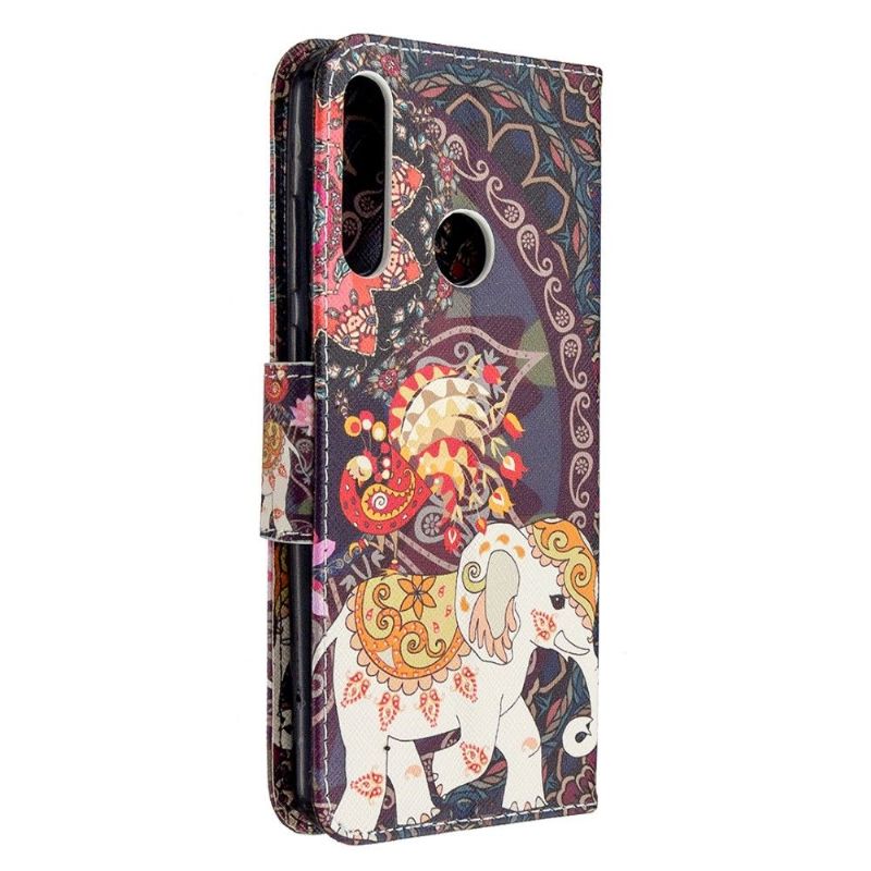 Flip Cover Huawei Y6p Anti-fald Indisk Elefant