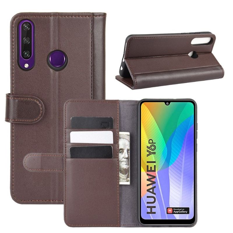 Flip Cover Huawei Y6p Anti-fald Premium Læder