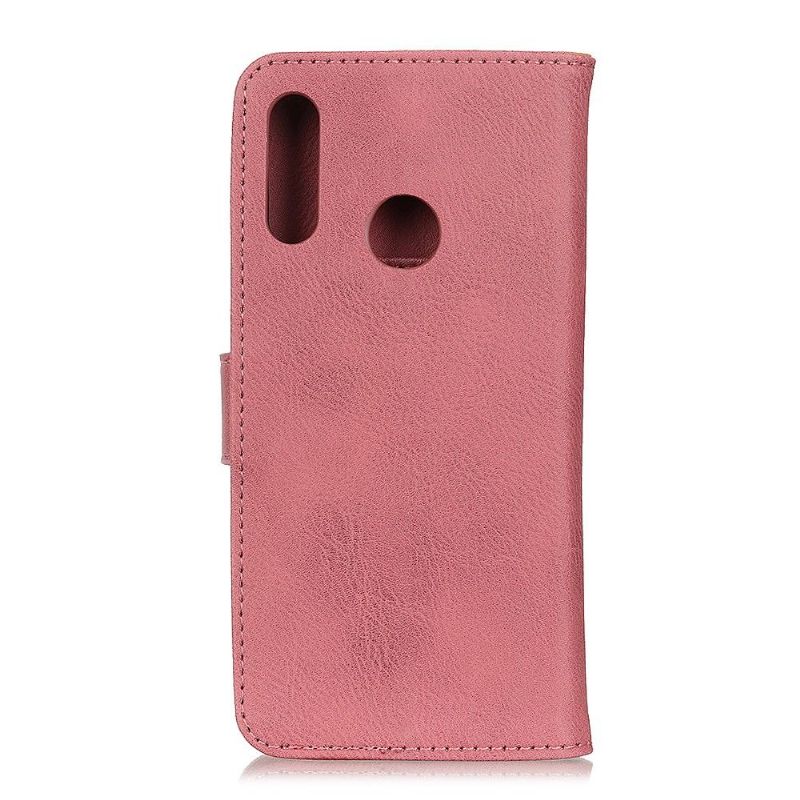 Flip Cover Huawei Y6p Khazneh Læder Effekt Kortholder - Pink