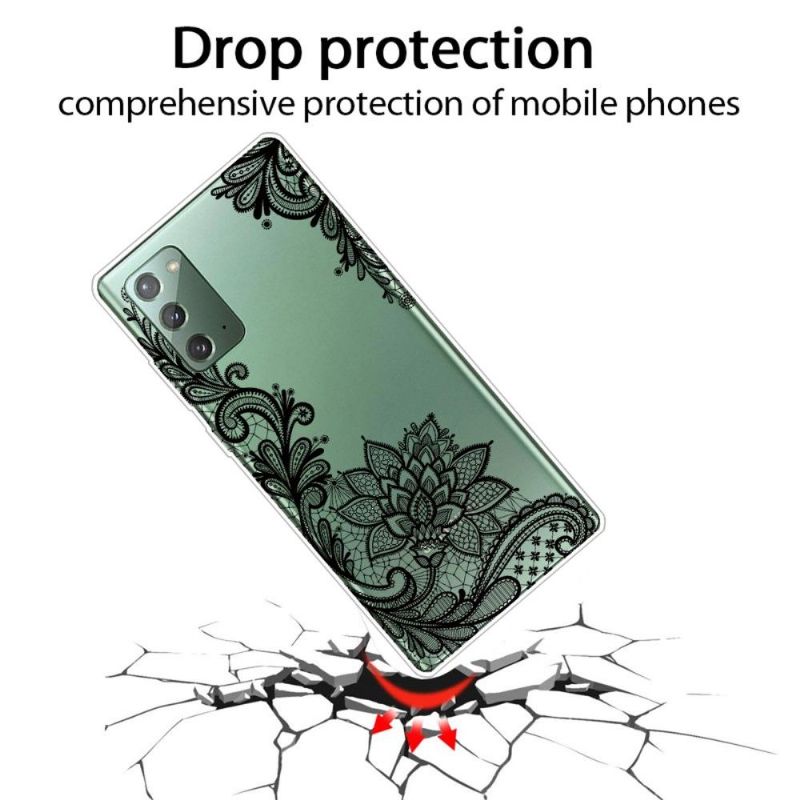 Cover Samsung Galaxy Note 20 Anti-fald Blomsterblonde