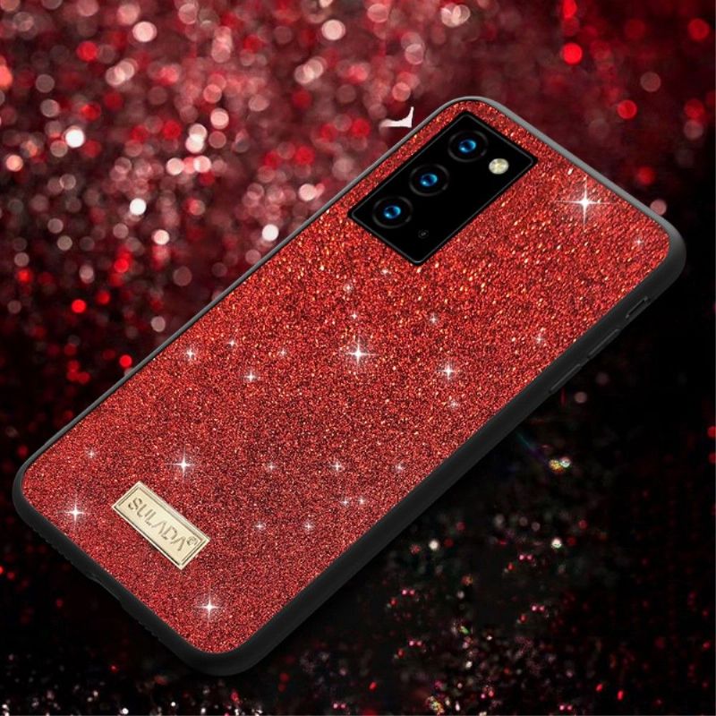 Cover Samsung Galaxy Note 20 Hemming Glitter Sulada