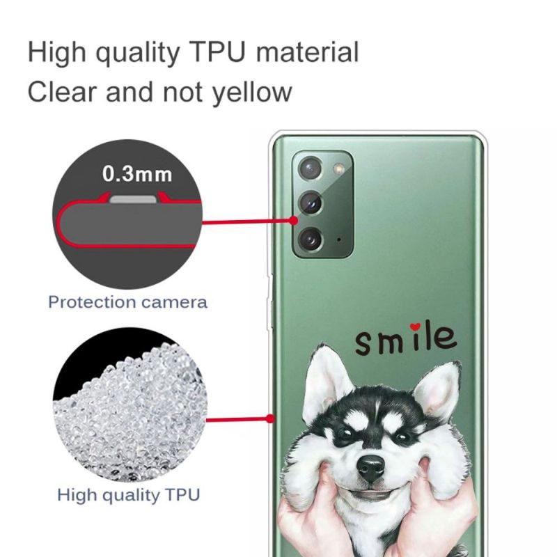 Cover Samsung Galaxy Note 20 Smile Dog