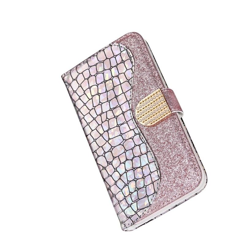 Etui Samsung Galaxy Note 20 Anti-fald Croc Effekt Glamour