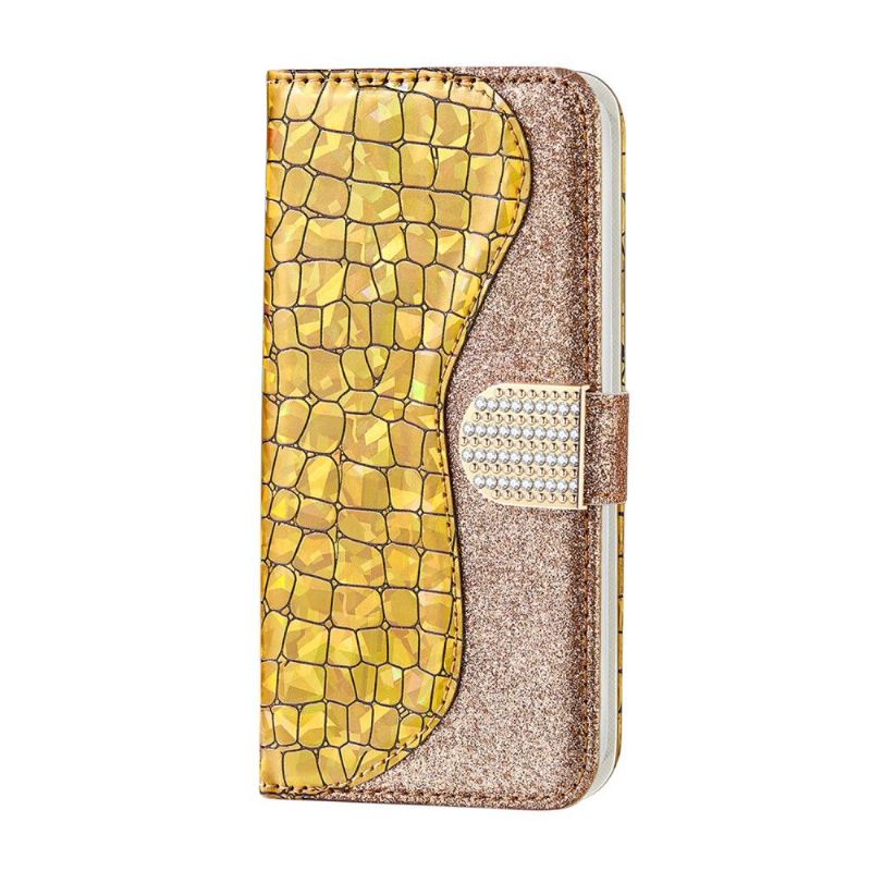 Etui Samsung Galaxy Note 20 Anti-fald Croc Effekt Glamour
