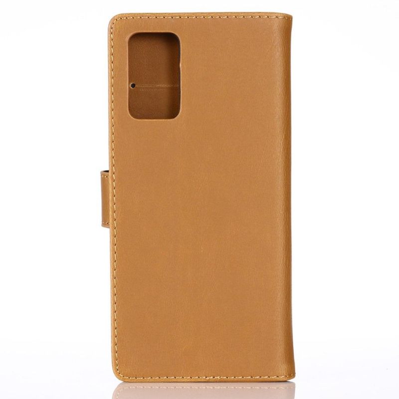 Etui Samsung Galaxy Note 20 Anti-fald Flip Cover Retro Lædereffekt