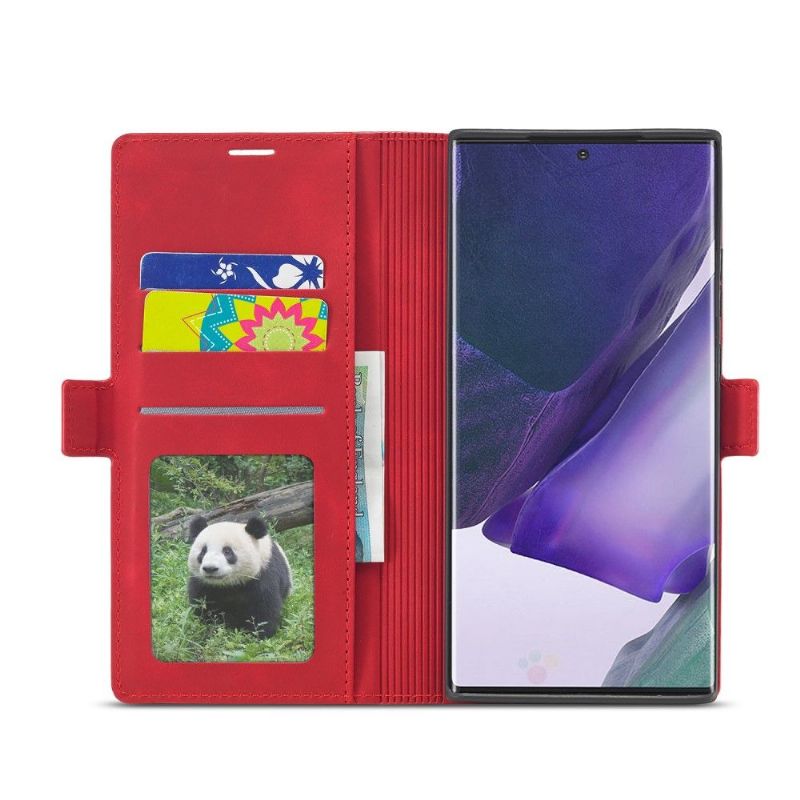 Flip Cover Samsung Galaxy Note 20 Fantasy Series Imiteret Læder