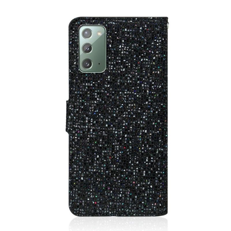 Flip Cover Samsung Galaxy Note 20 Glitterkortholder