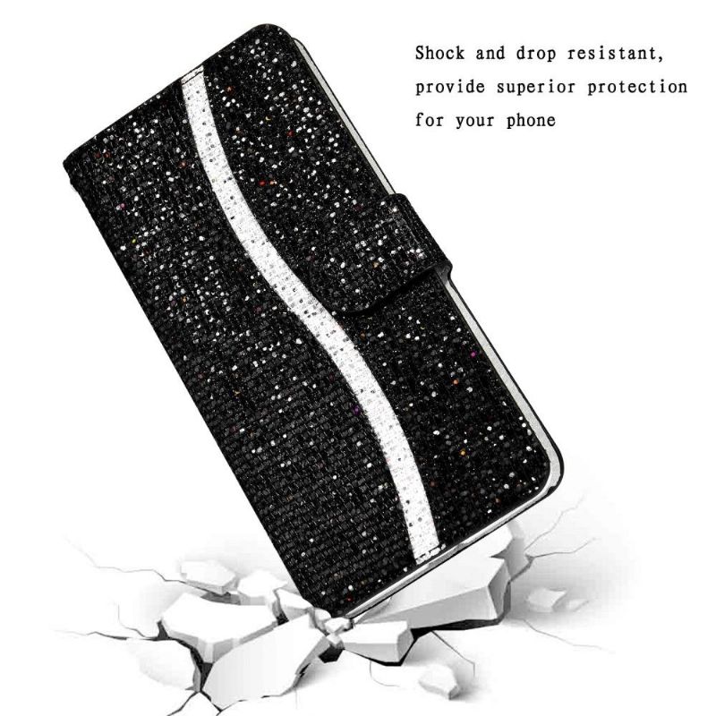 Flip Cover Samsung Galaxy Note 20 Glitterkortholder