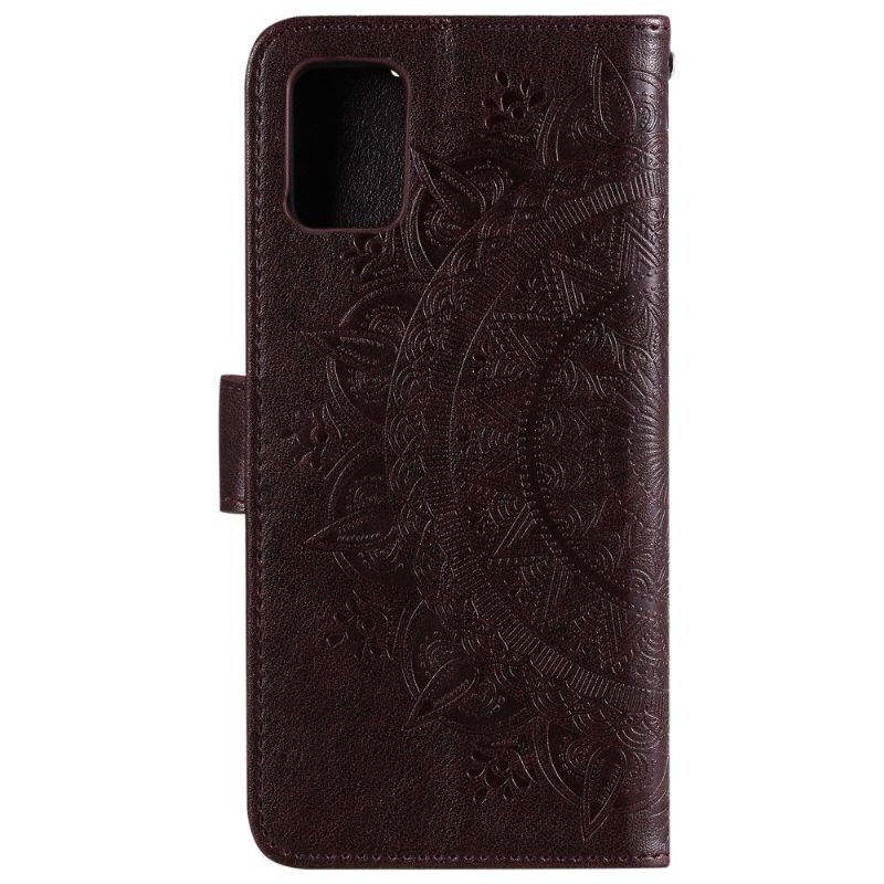 Flip Cover Samsung Galaxy Note 20 Hemming Relief Mandala