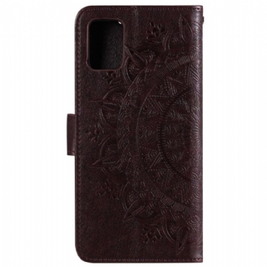 Flip Cover Samsung Galaxy Note 20 Hemming Relief Mandala