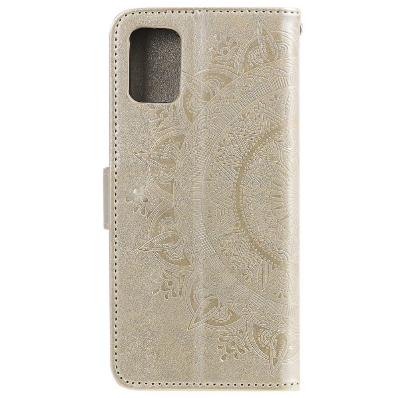 Flip Cover Samsung Galaxy Note 20 Hemming Relief Mandala