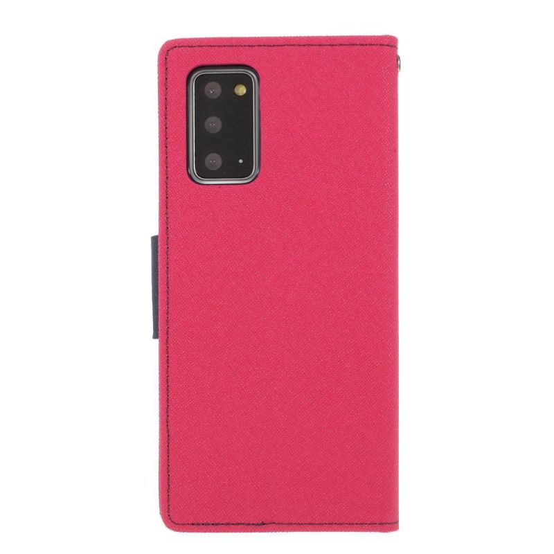 Flip Cover Samsung Galaxy Note 20 Mercury Fancy Bicolor