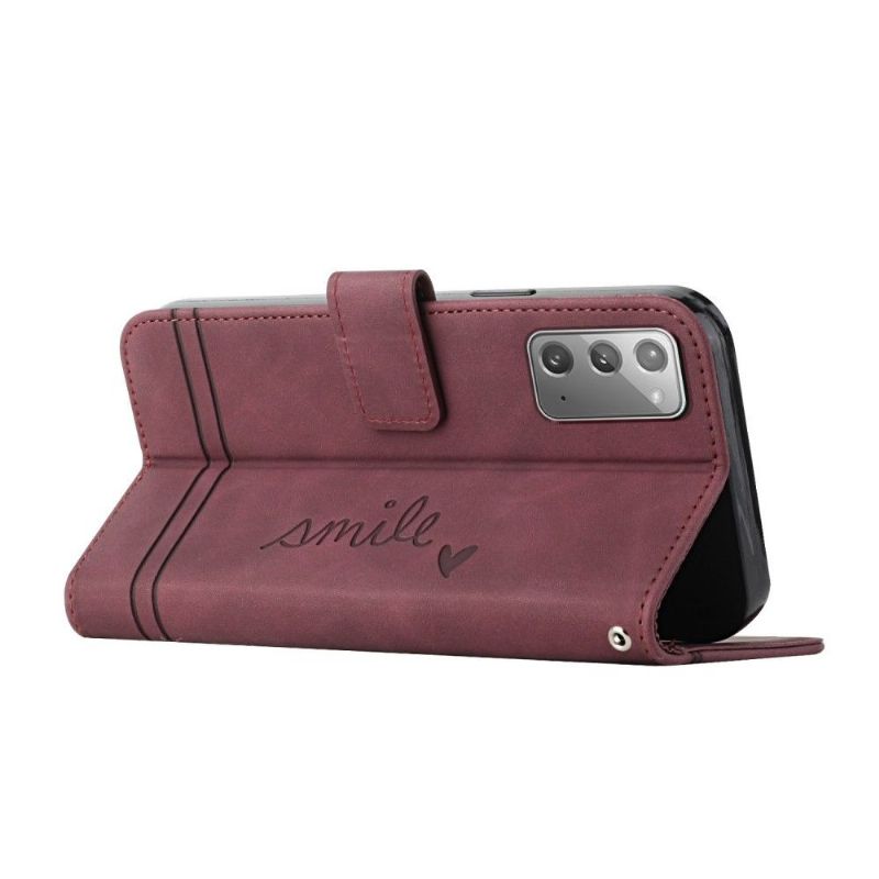 Flip Cover Samsung Galaxy Note 20 Smil Linjer