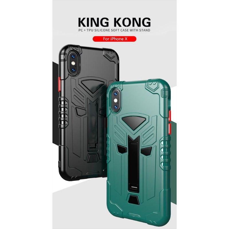 Cover iPhone X / XS Floki Etui Med Integreret Stativ