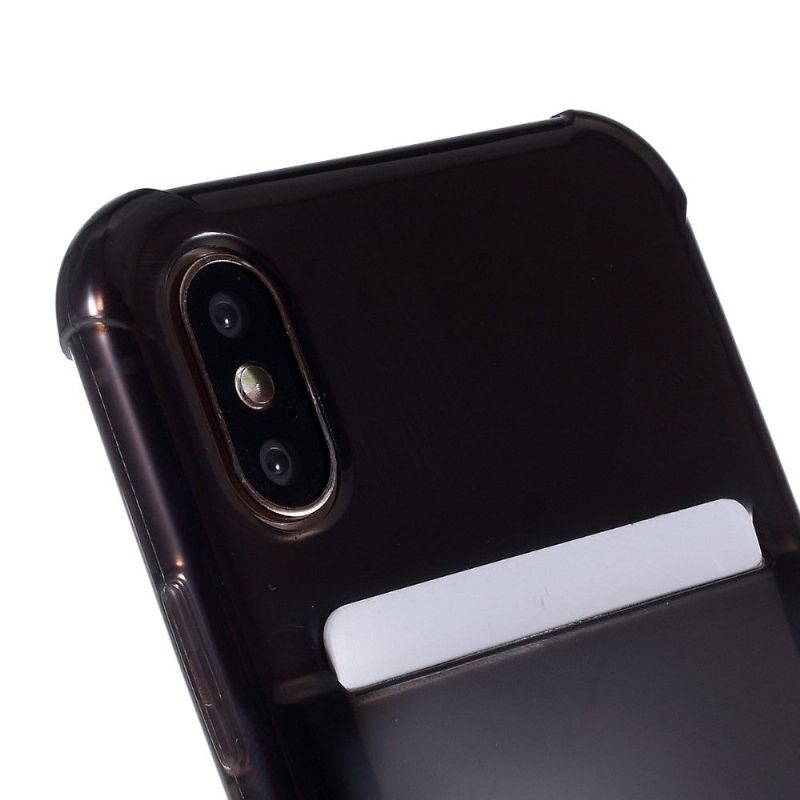 Cover iPhone X / XS Gennemsigtig Kortholder