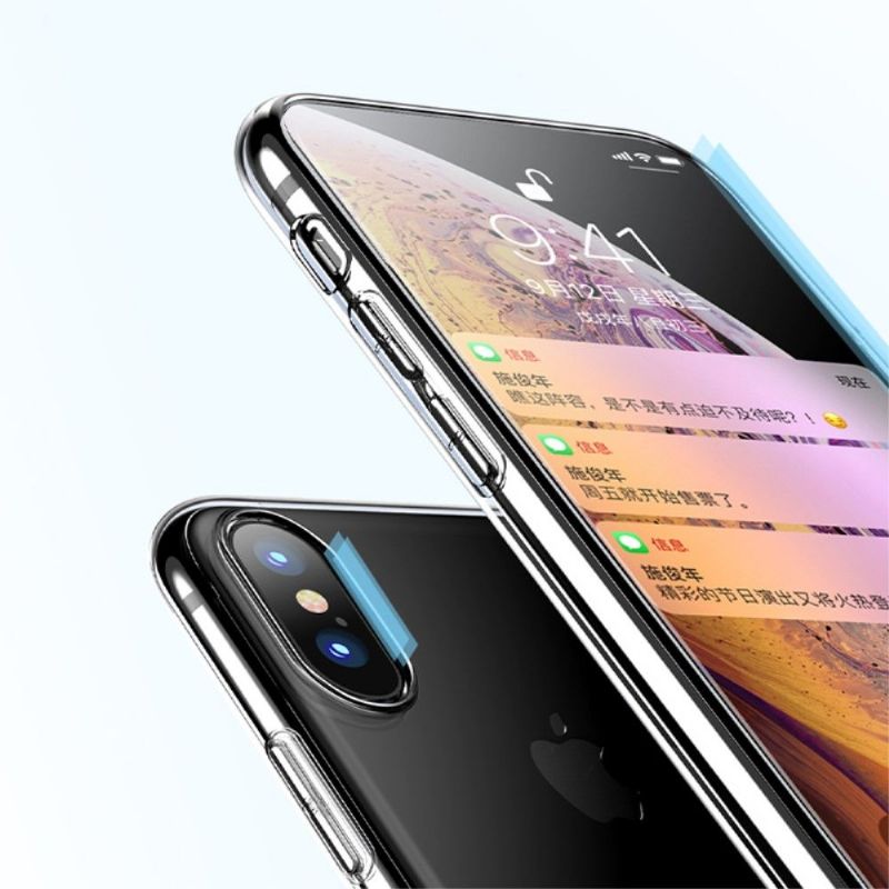 Cover iPhone X / XS Gennemsigtig X-niveau