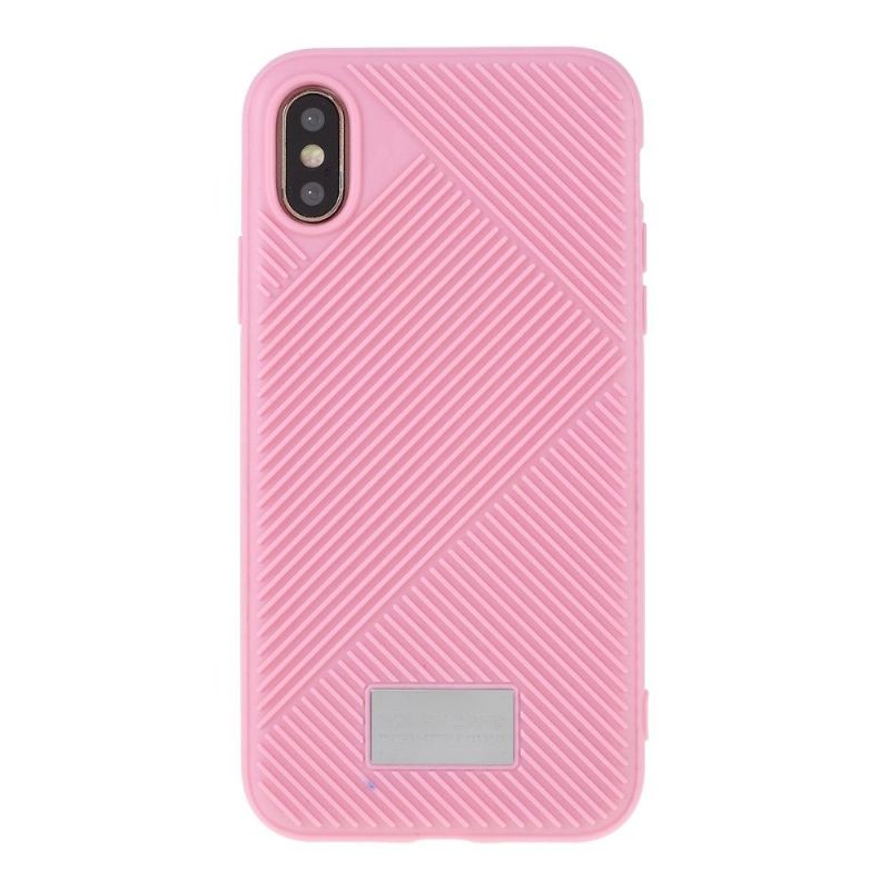 Cover iPhone X / XS Molan Cano Stribet Effekt