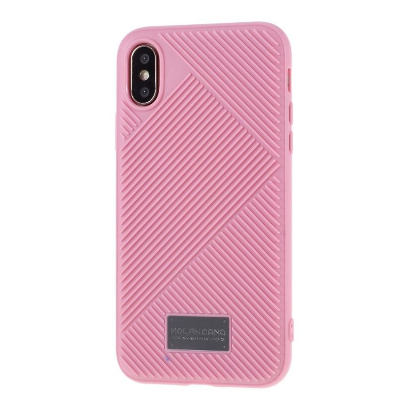 Cover iPhone X / XS Molan Cano Stribet Effekt