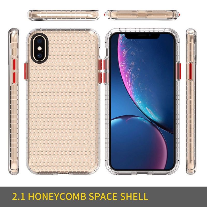 Cover iPhone X / XS Silikone Honeycomb