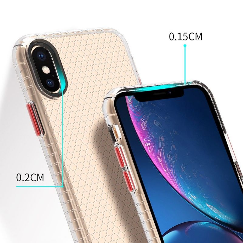 Cover iPhone X / XS Silikone Honeycomb