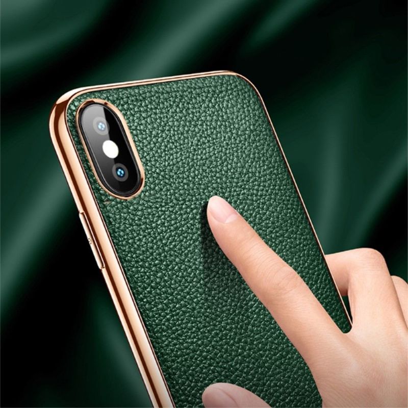 Cover iPhone X / XS Sulada Lædereffekt