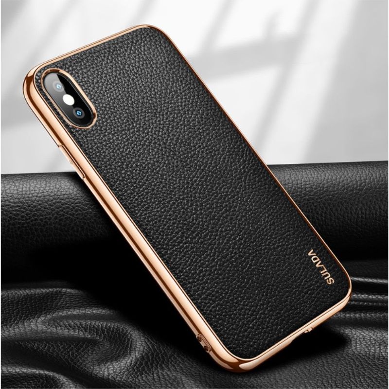 Cover iPhone X / XS Sulada Lædereffekt