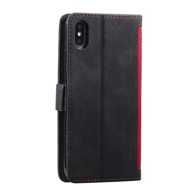 Flip Cover iPhone X / XS Punge Etui Vintage Lomme