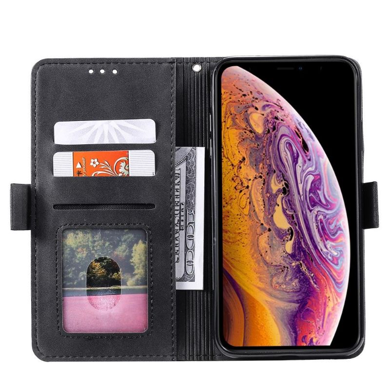 Flip Cover iPhone X / XS Punge Etui Vintage Lomme