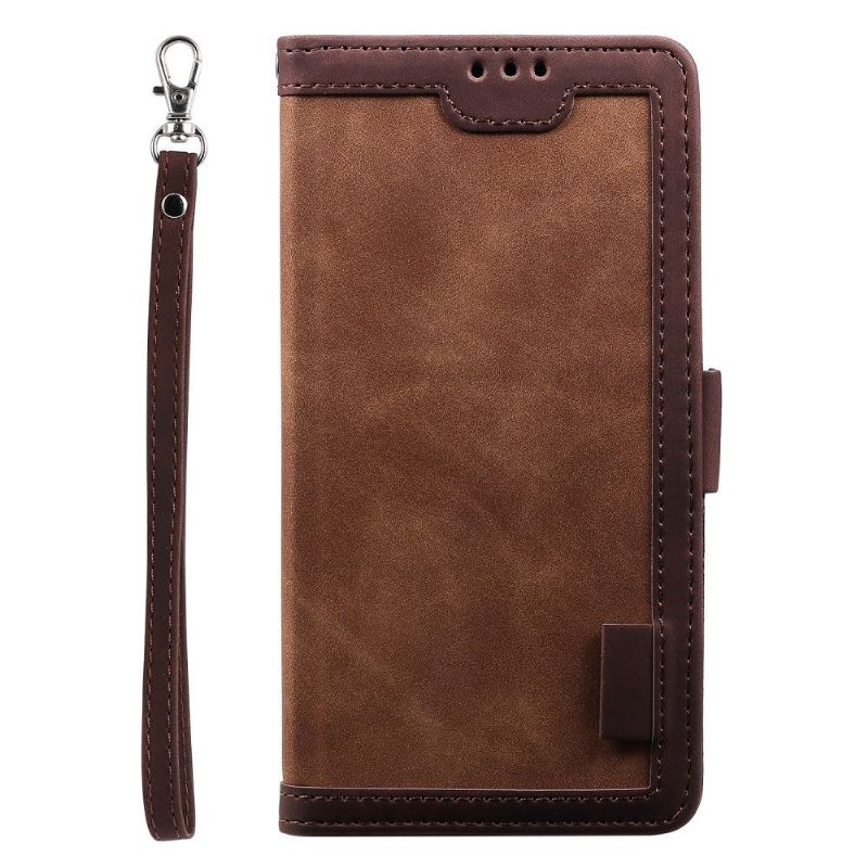 Flip Cover iPhone X / XS Punge Etui Vintage Lomme