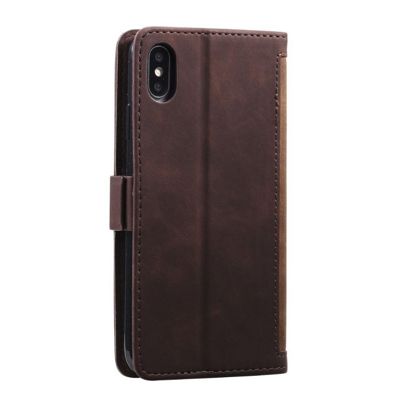 Flip Cover iPhone X / XS Punge Etui Vintage Lomme