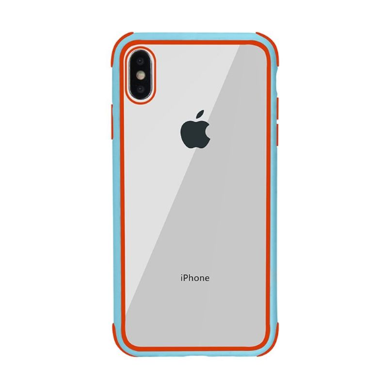 Mobilcover iPhone X / XS Transparent Konturfarvet