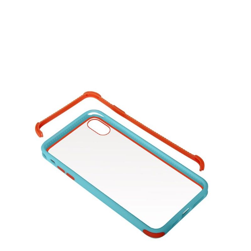 Mobilcover iPhone X / XS Transparent Konturfarvet