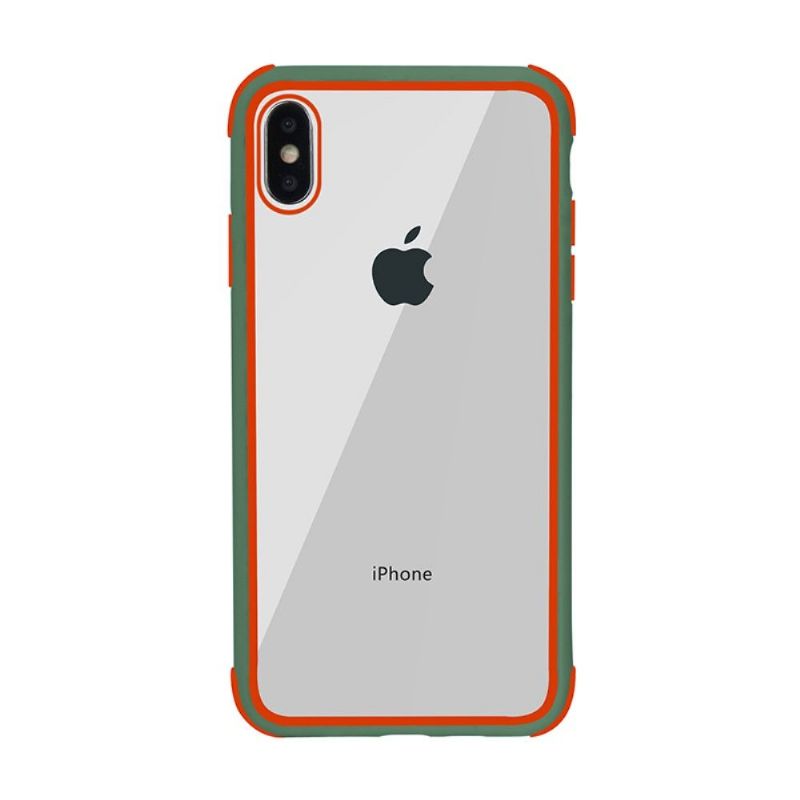 Mobilcover iPhone X / XS Transparent Konturfarvet