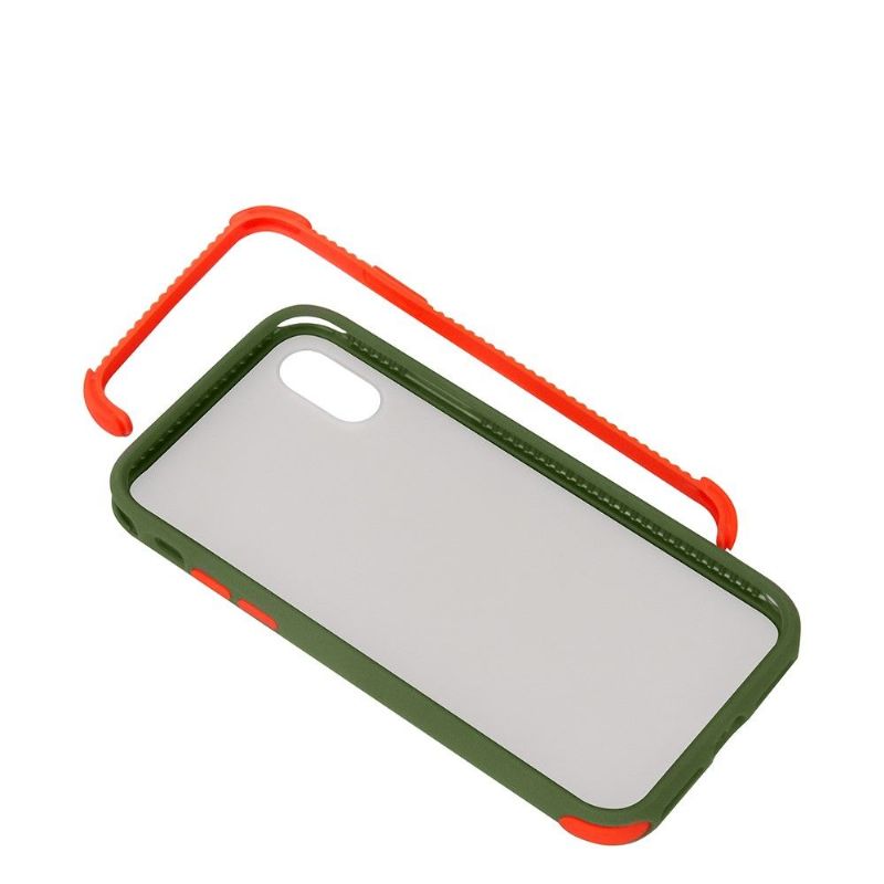 Mobilcover iPhone X / XS Transparent Konturfarvet