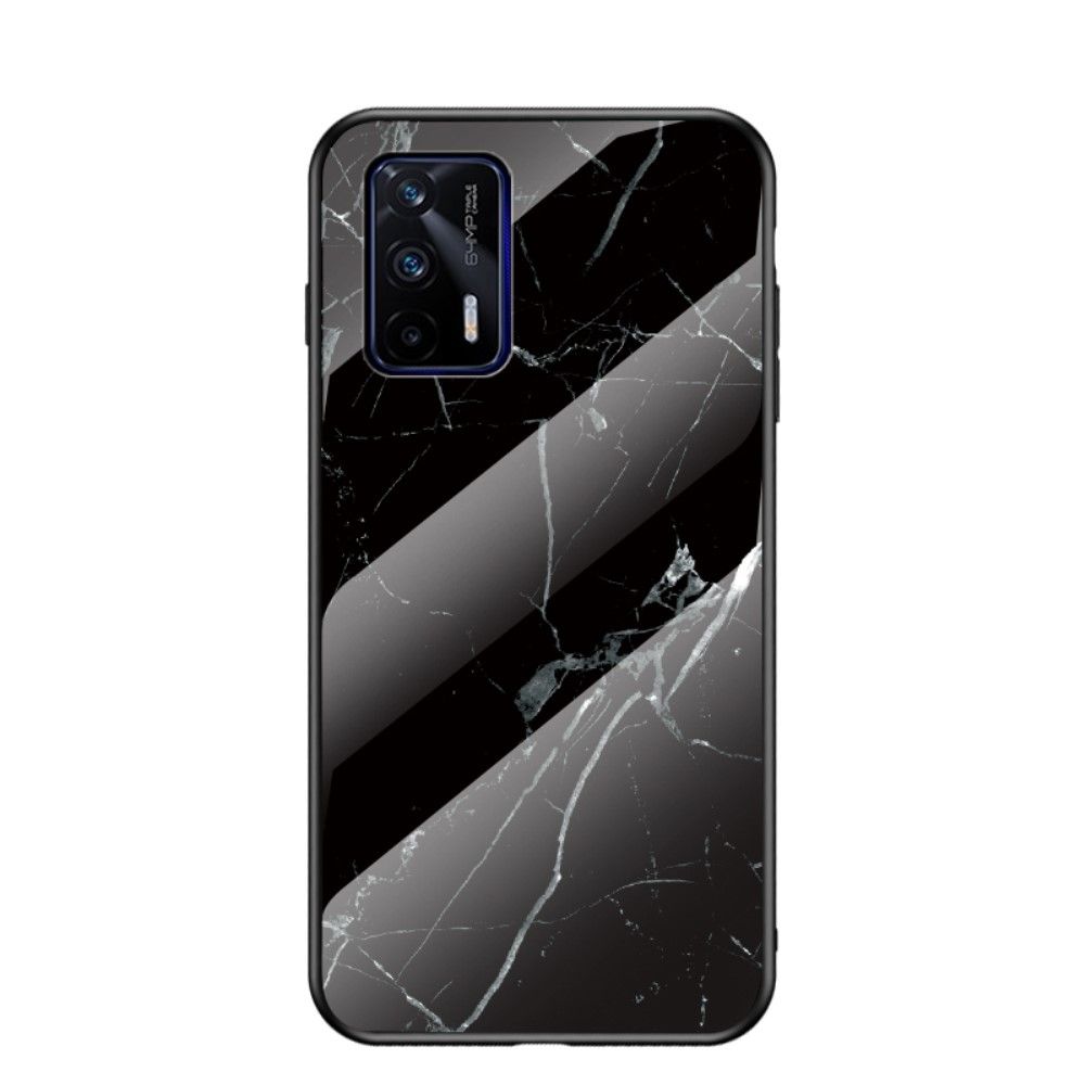 Cover Realme GT 5G Lina Marmor Glasbagside