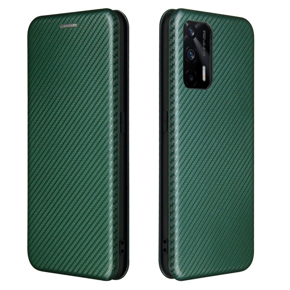 Flip Cover Realme GT 5G Carbon Fiber Style Kunstlæder